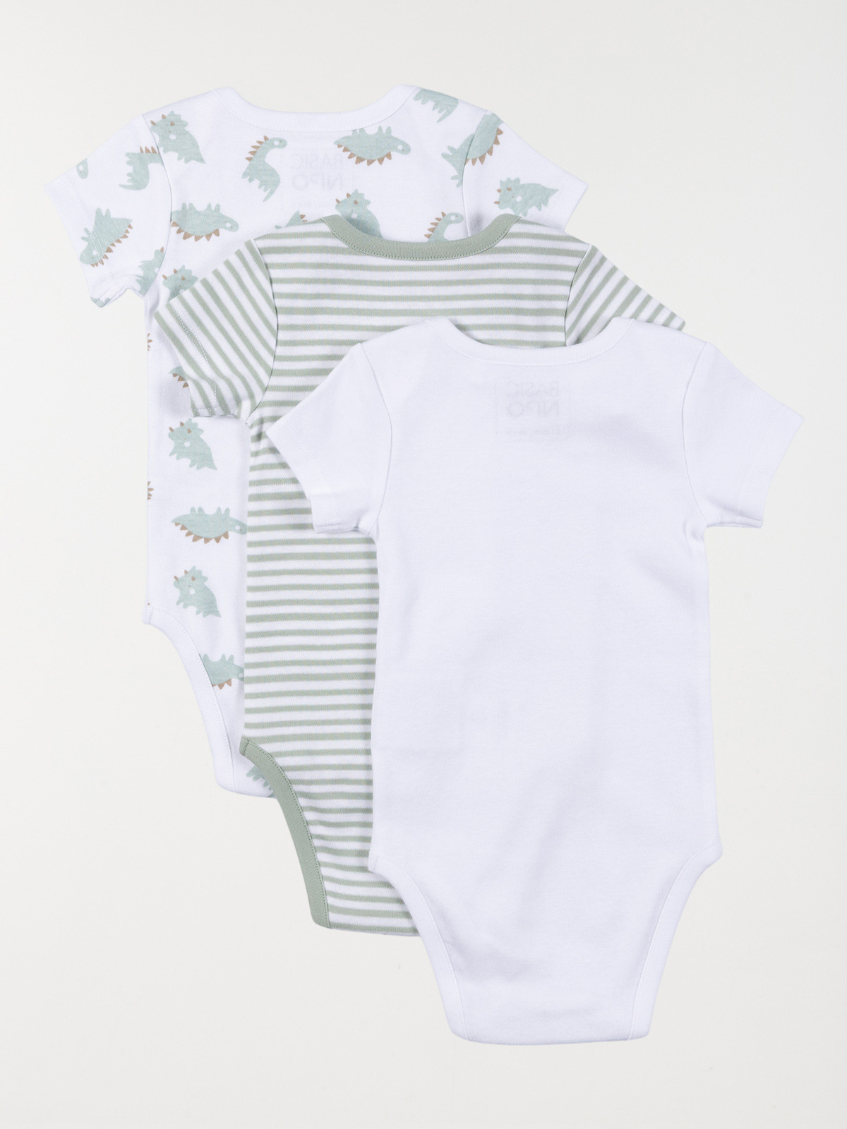 Lot 3 bodies dinosaure garçon (3-24M)