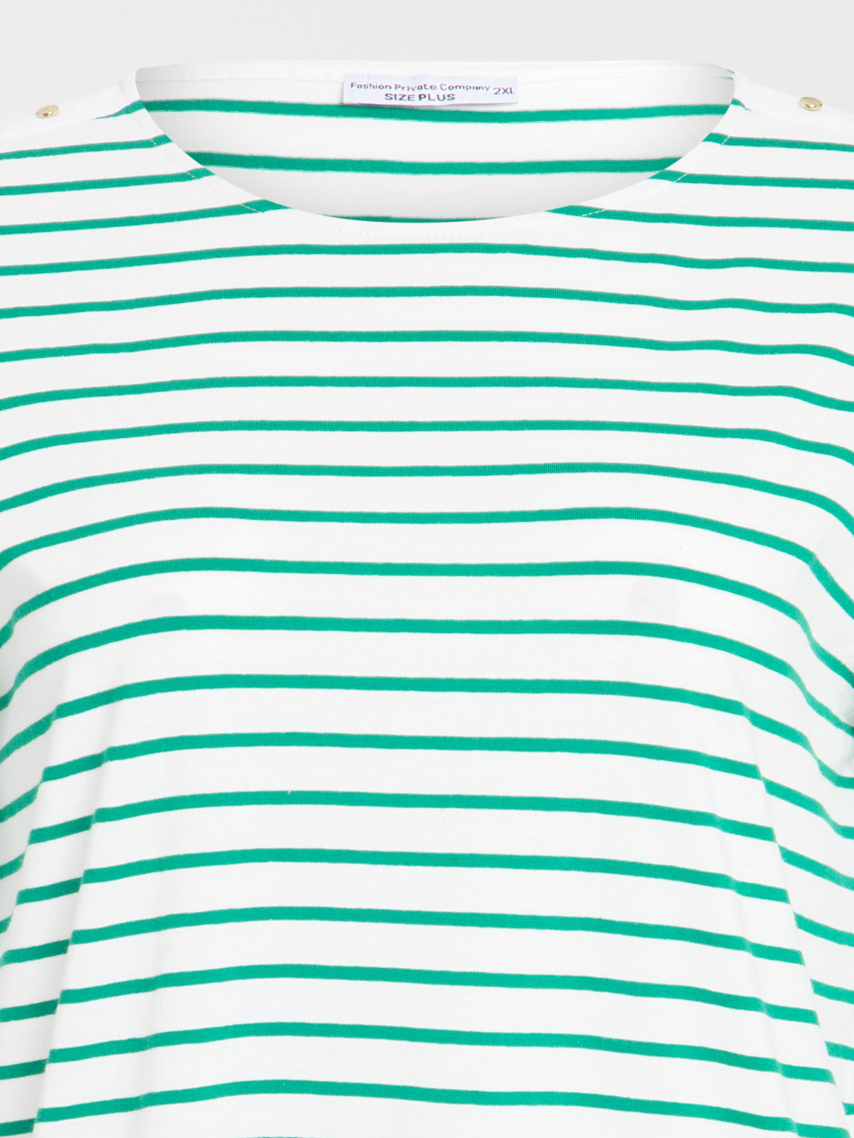 T-shirt marinière grande taille femme