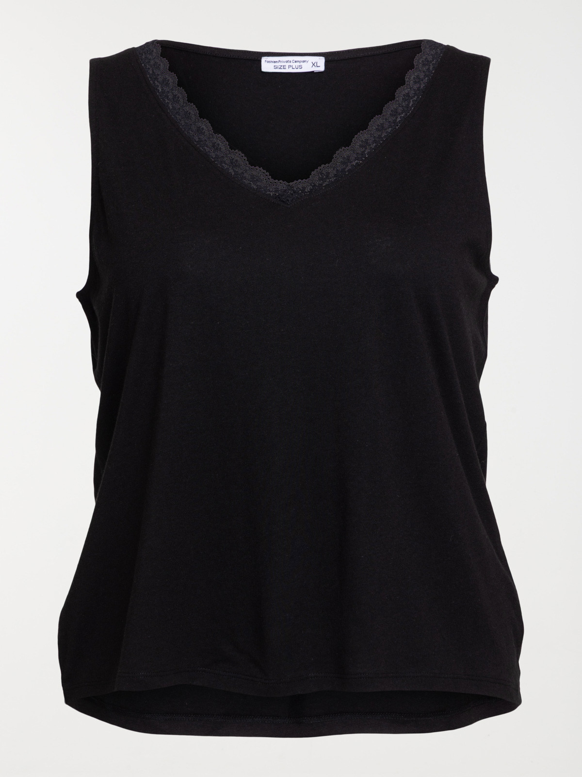 Débardeur dentelle grande taille femme