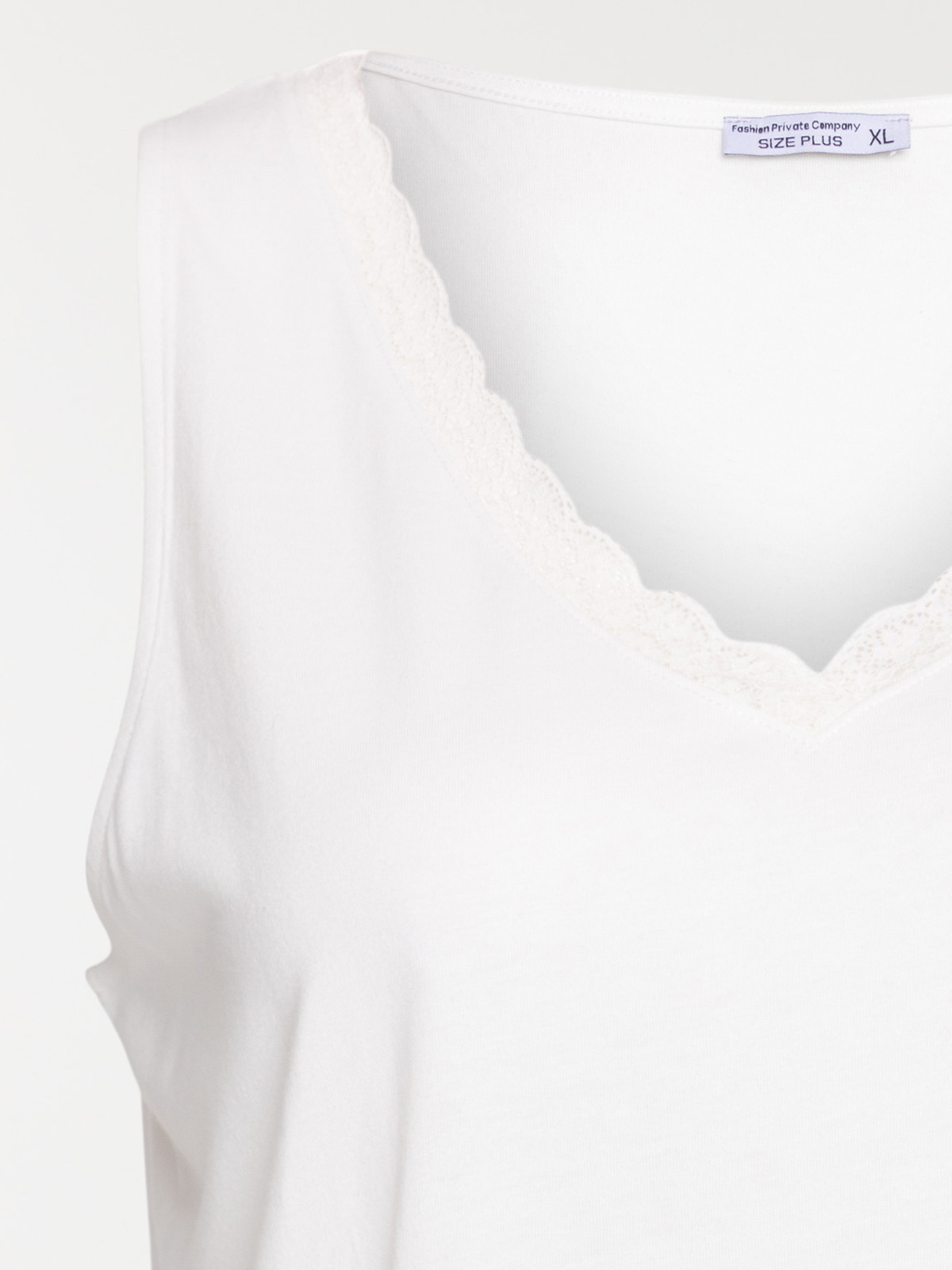 Débardeur grande taille dentelle femme