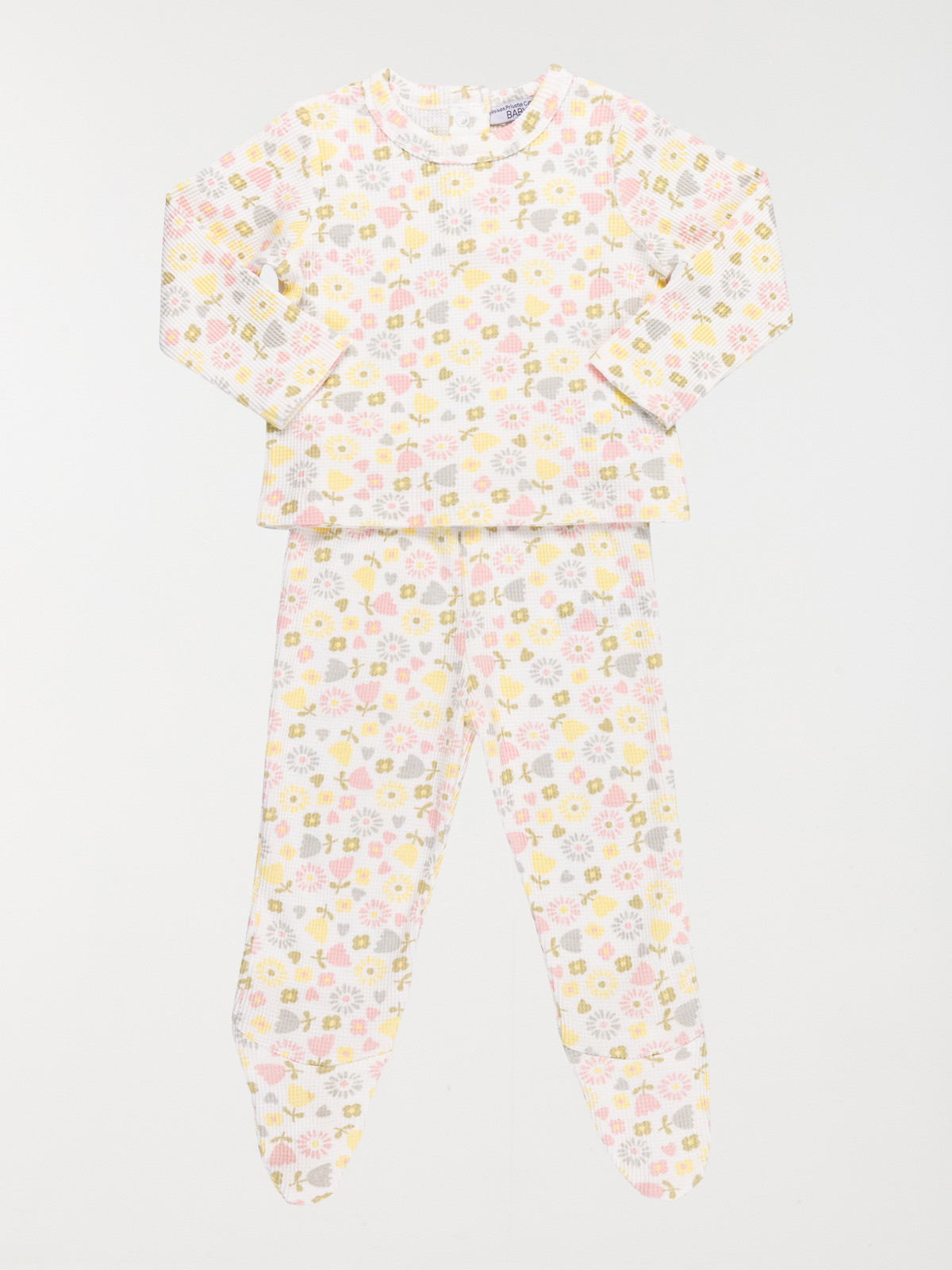 Pyjama imprimé fleuri fille (6-36M)