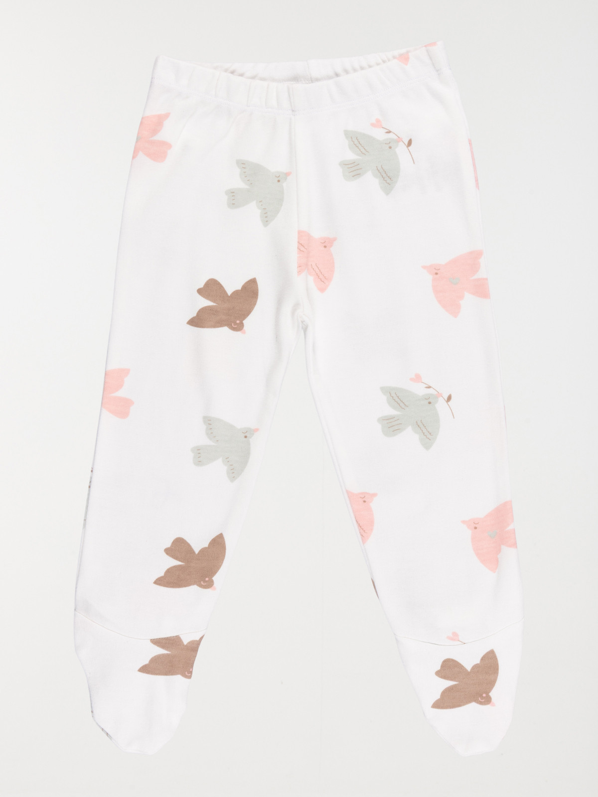 Pyjama motif oiseau fille (3-24M)