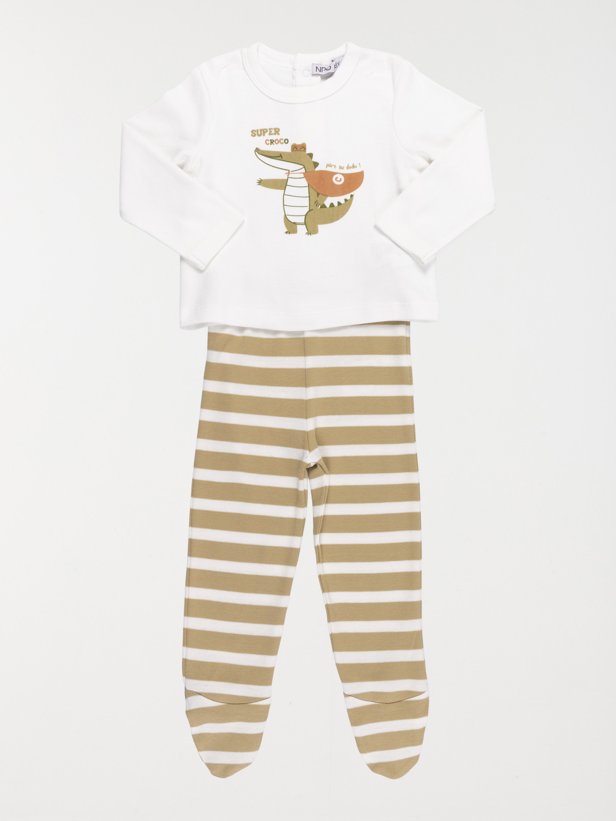 Pyjama motif super croco garçon (6-36M) Pyjama motif super croco garçon (6-36M)