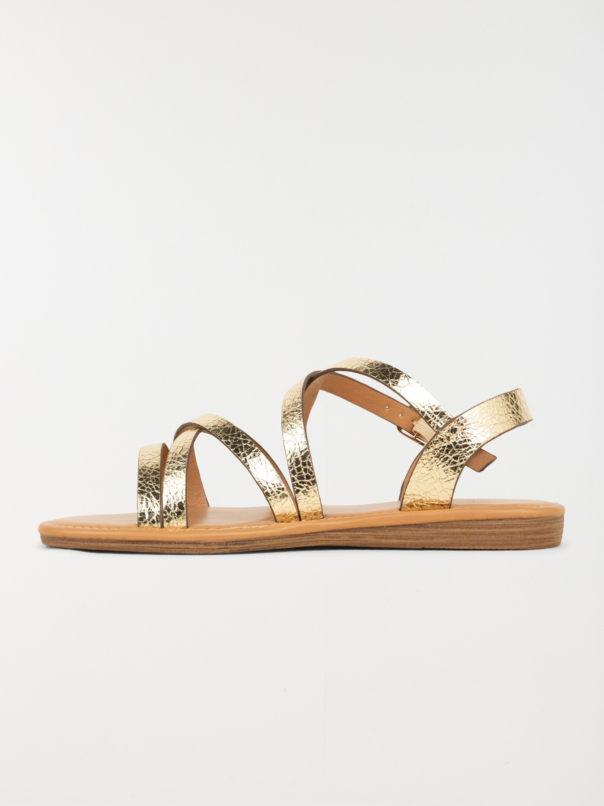 Sandales brides texturées femme (36-41)