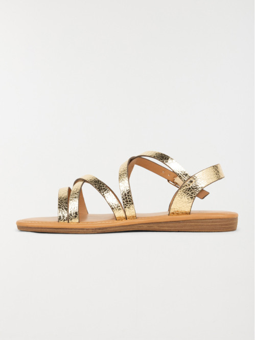 Sandales brides texturées...