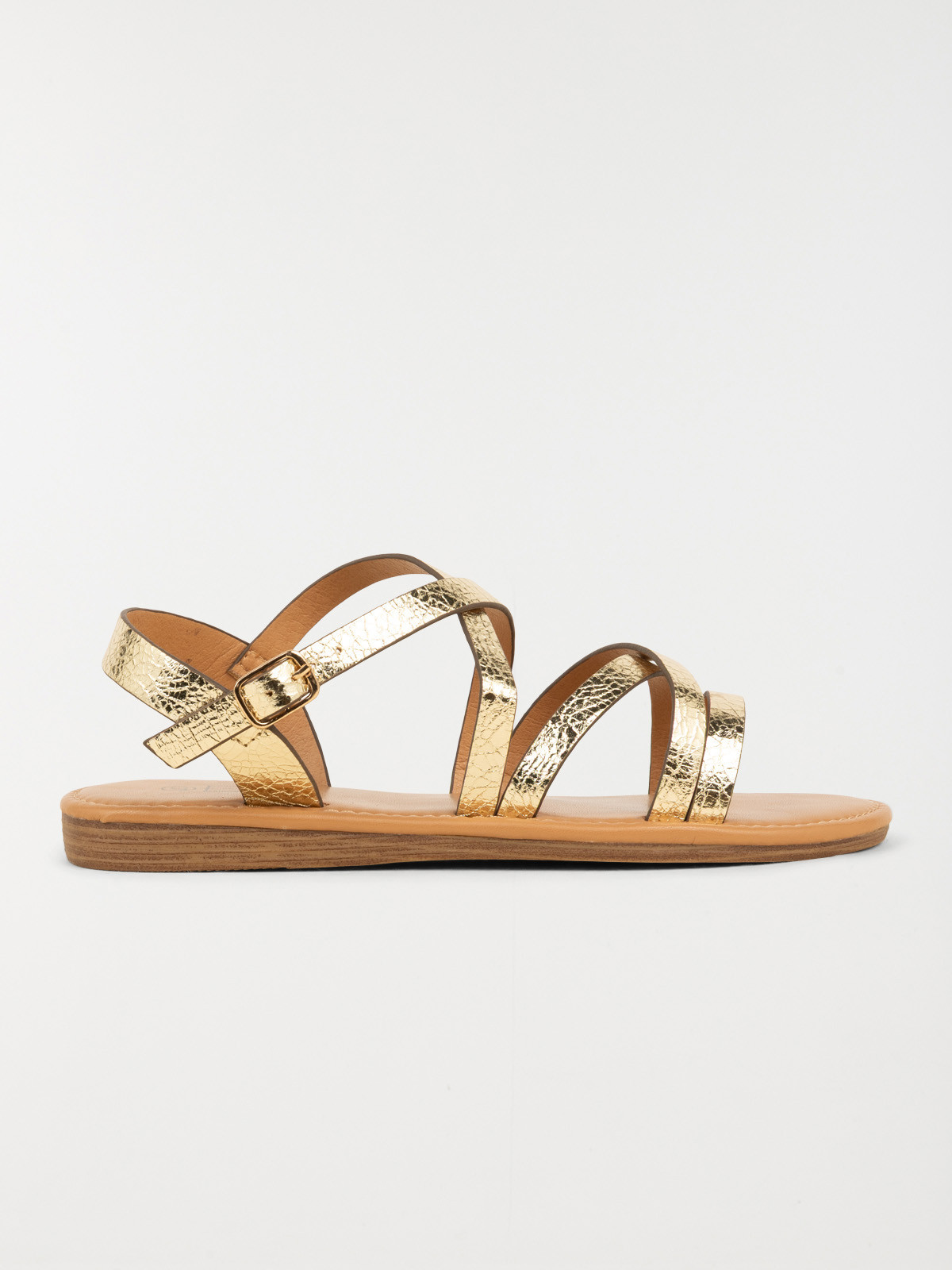 Sandales brides texturées femme (36-41)