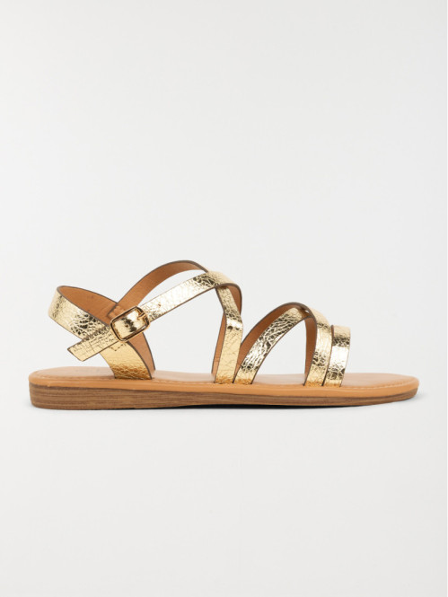 Sandales brides texturées...