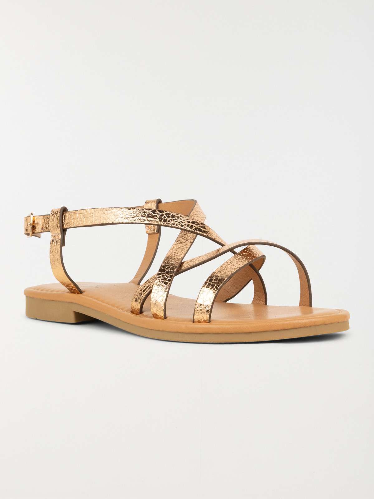 Sandales roses dorées femme (36-41)