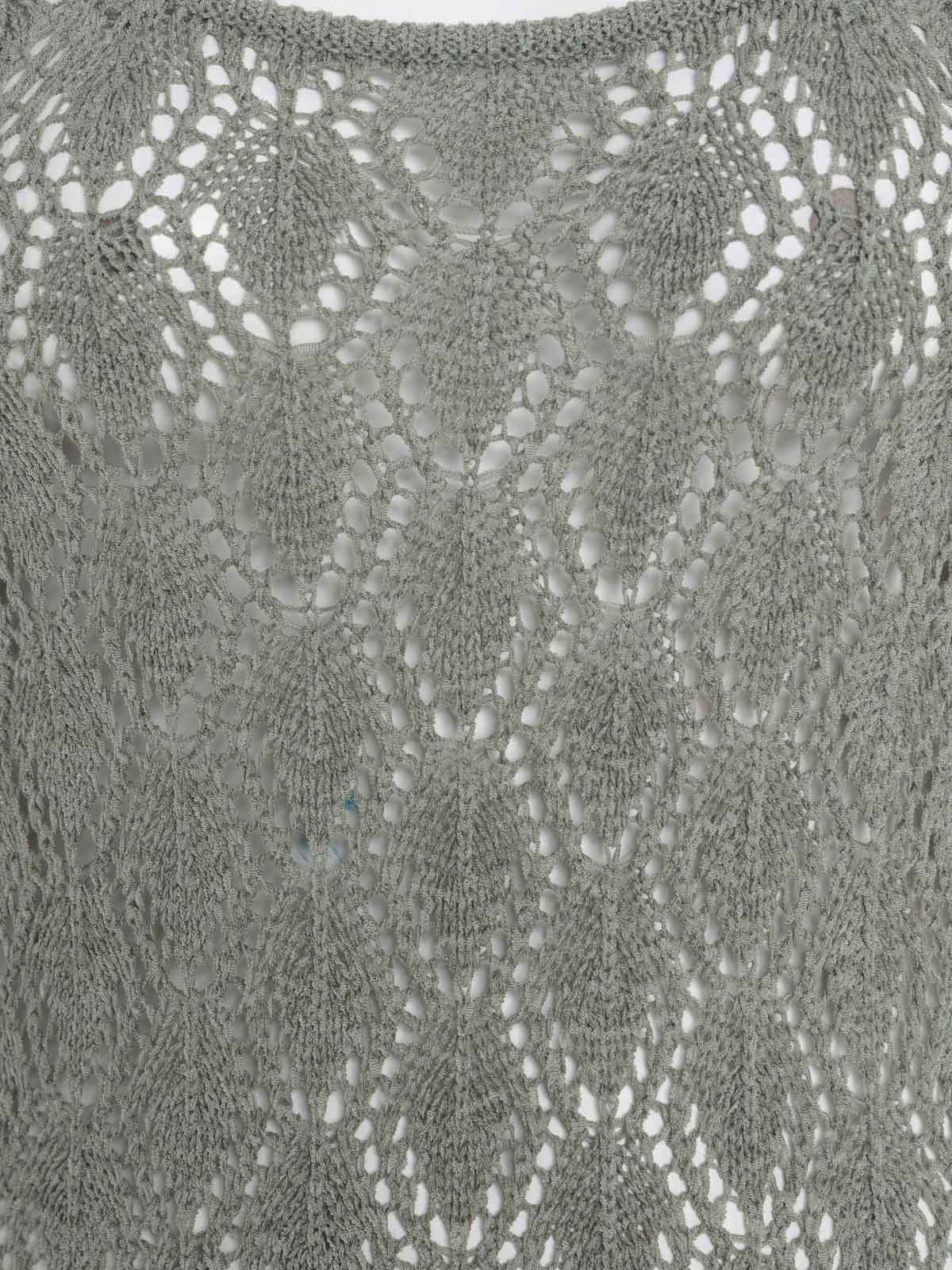 Pull ajouré grande taille femme