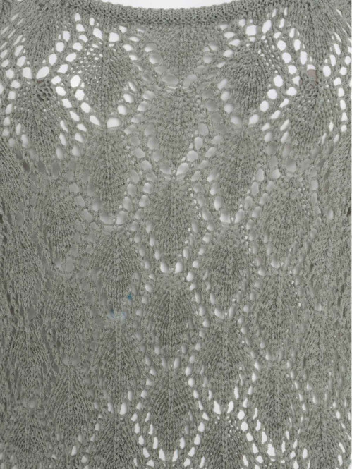 Pull ajouré grande taille femme