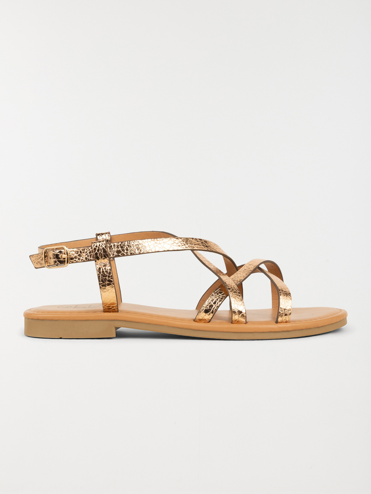 Sandales roses dorées femme (36-41)