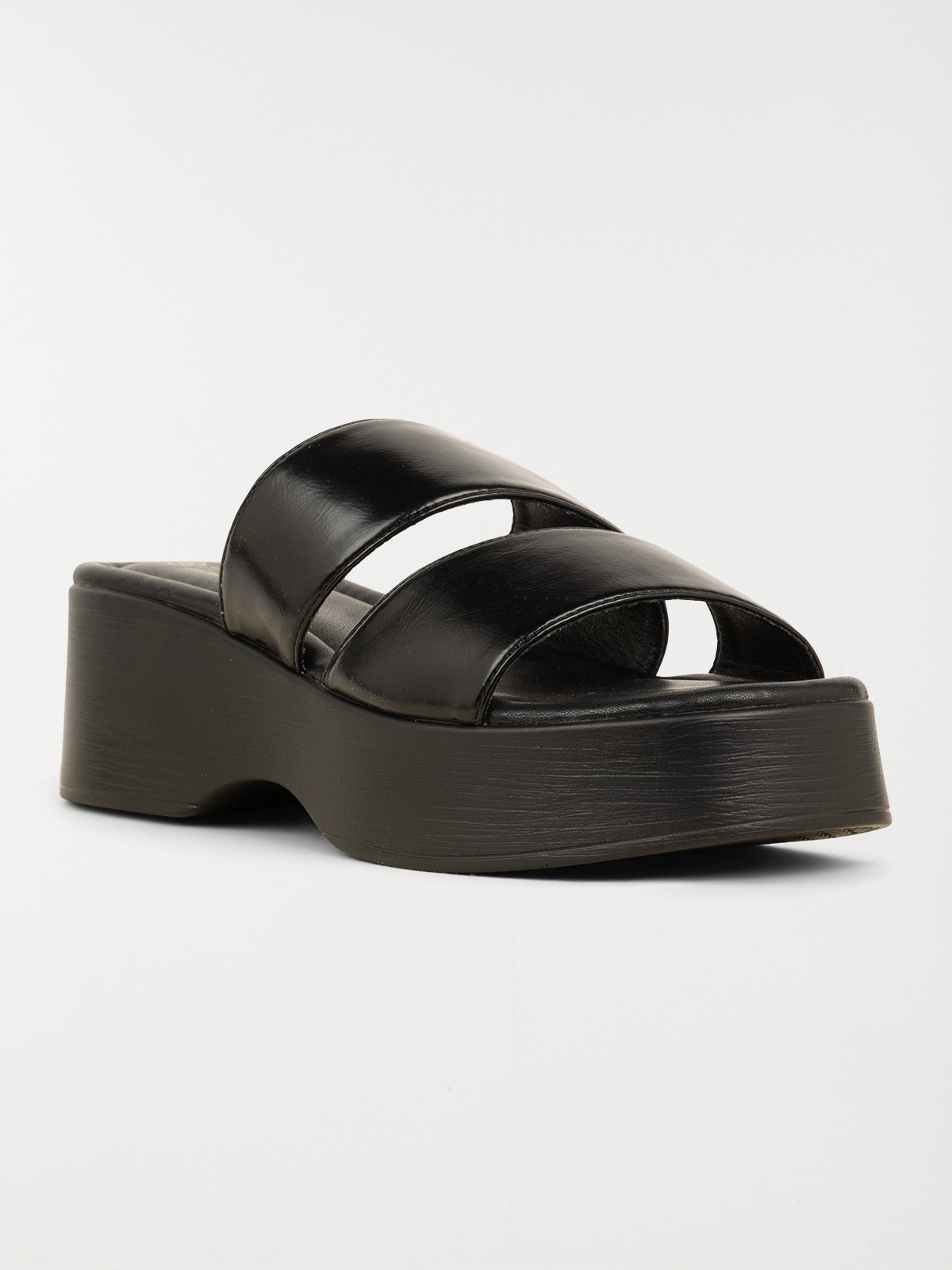 Mules noires à talon femme (36-41) Mules noires à talon femme (36-41)