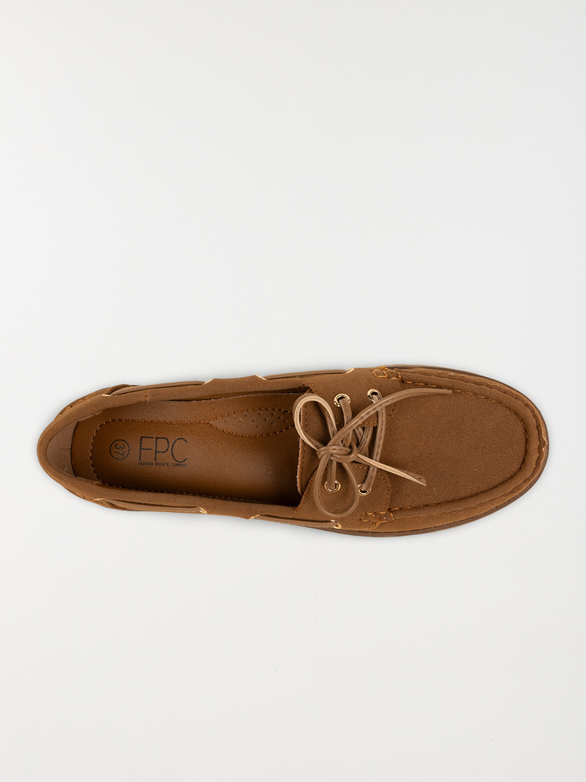 Chaussures bateau camel femme (36-41)