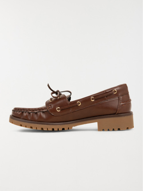 Chaussures bateau marron...