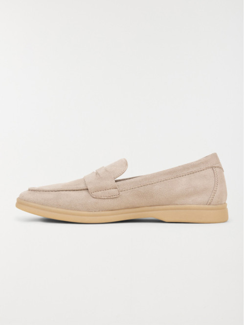 Mocassins coloris gris...