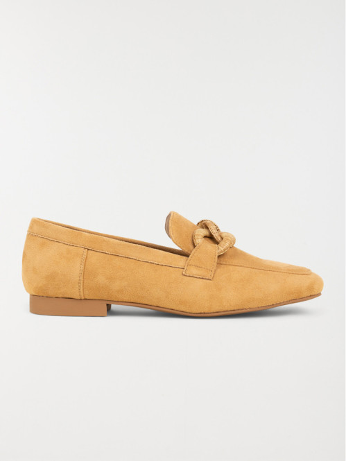 Mocassins coloris beige...
