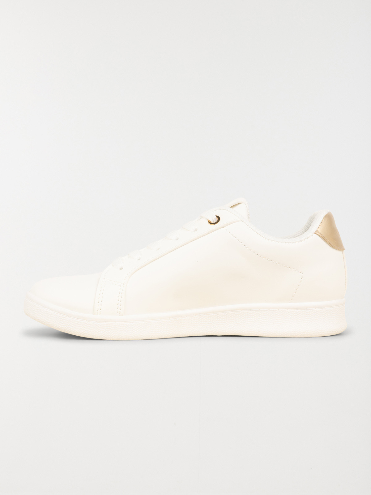 Basket blanche motif fleur femme (36-41)