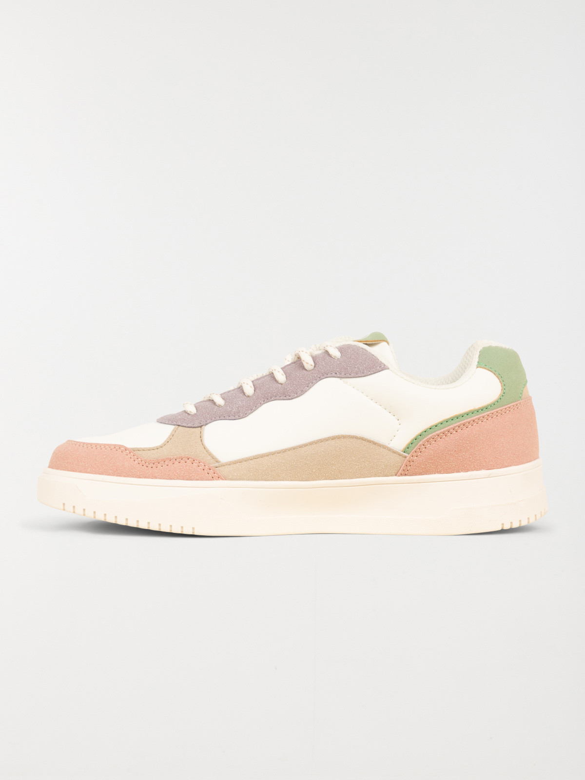 Basket multicolore à lacet femme (36-41)