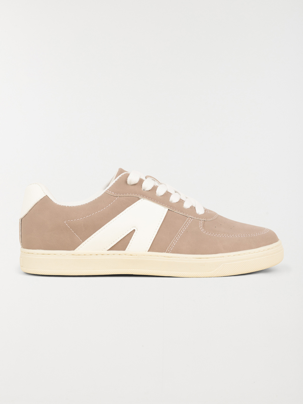 Basket rose bande blanche femme (36-41)