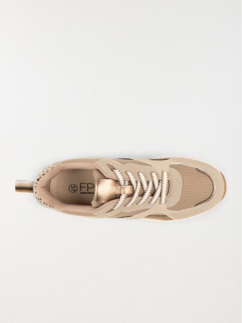 Basket à lacet léopard...