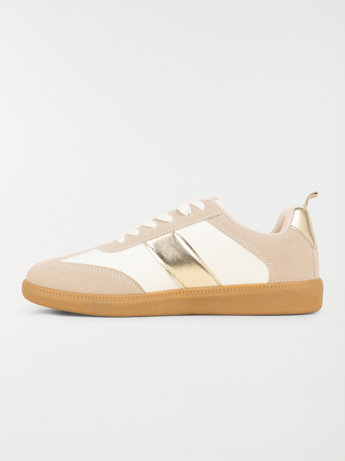 Baskets détails dorés femme (36-41)