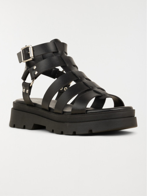 Sandales noires femme (36-41)