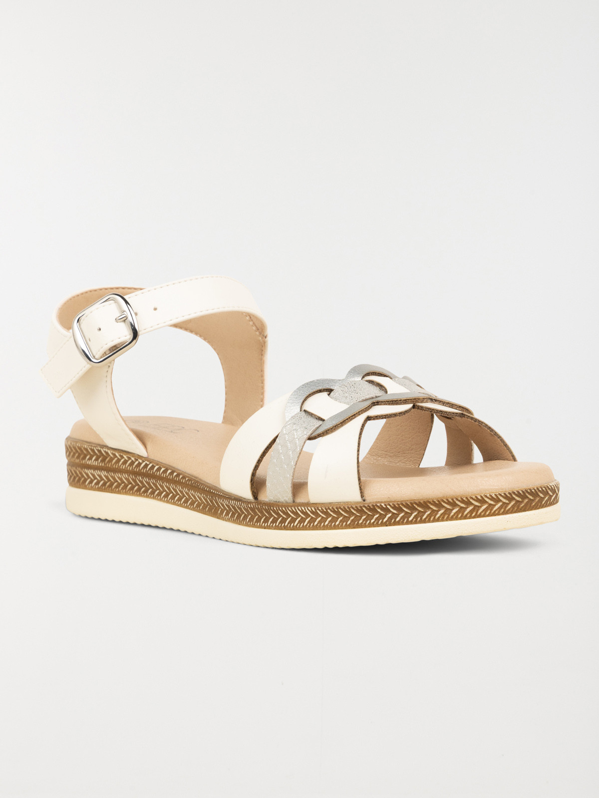 Sandales femme à brides tressées (36-41)