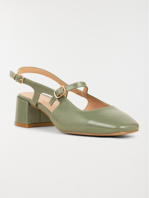 Escarpins babies verts...