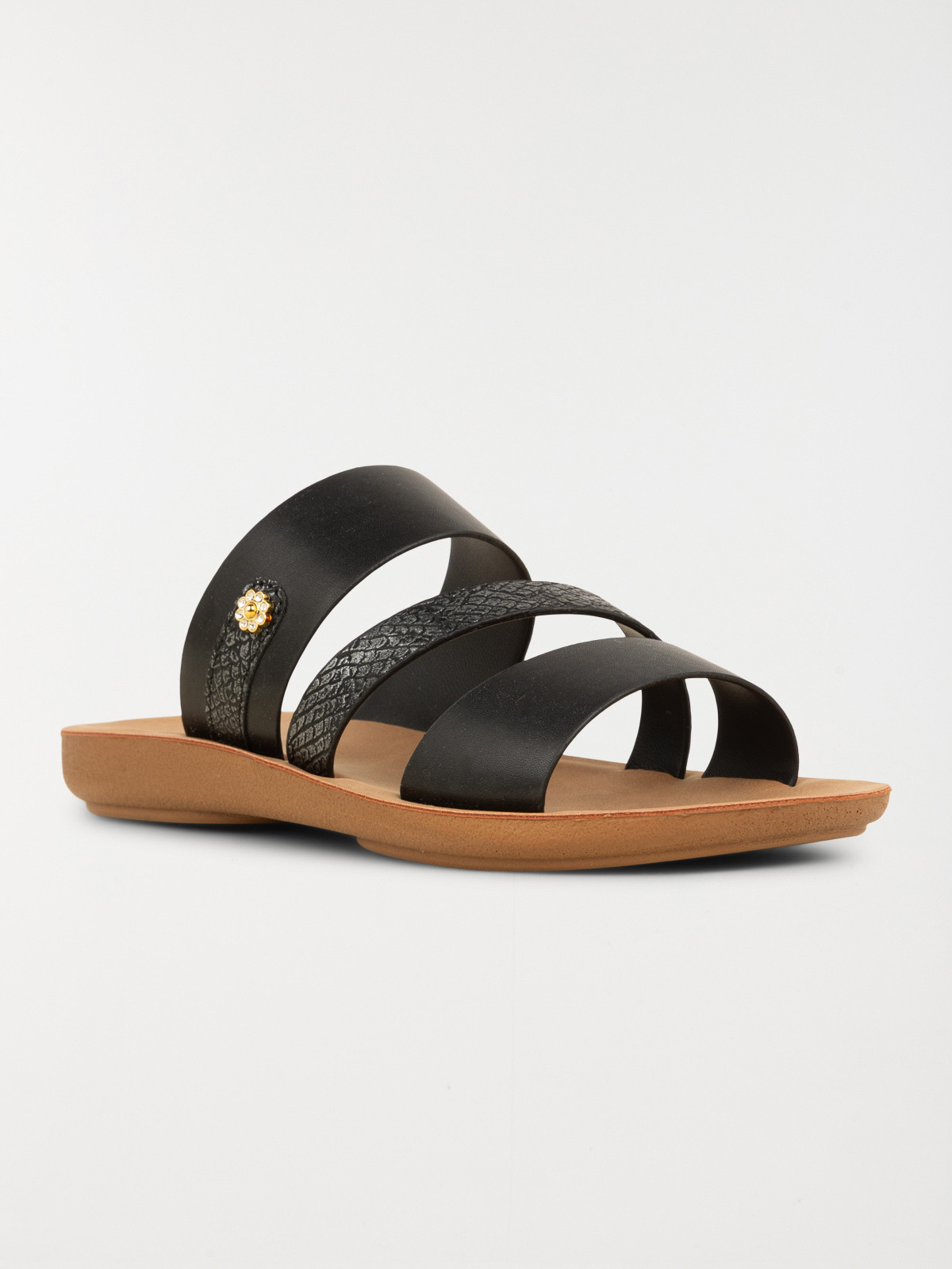 Mules coloris noir femme (36-41)