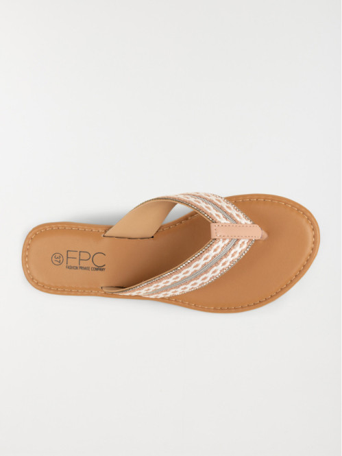 Mules plates entredoigts femme (36-41) Mules plates entredoigts femme (36-41)