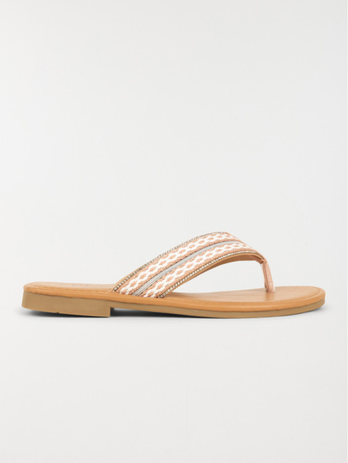 Mules plates entredoigts femme (36-41) Mules plates entredoigts femme (36-41)