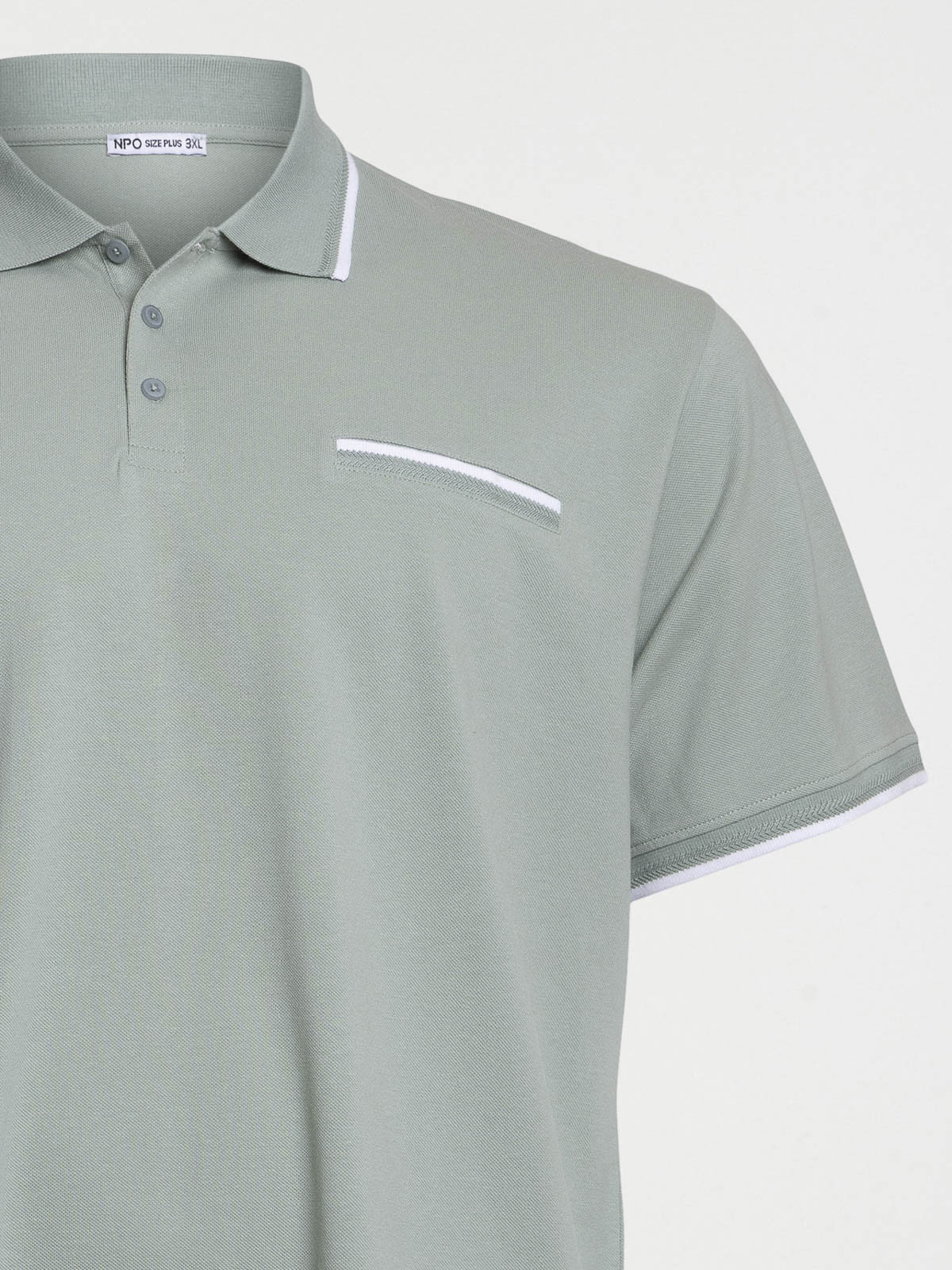 Polo manches courtes homme grande taille