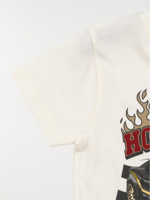 Tee-shirt Hot Wheels garçon...