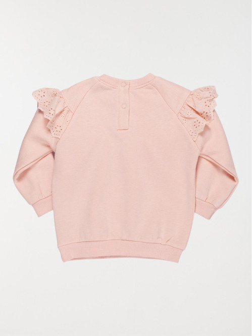 Sweat broderie anglaise...