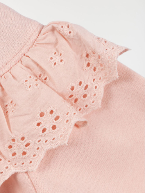 Sweat broderie anglaise...