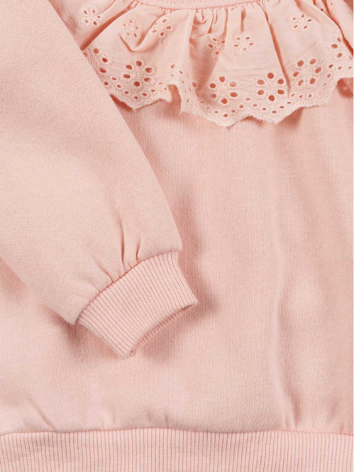 Sweat broderie anglaise...