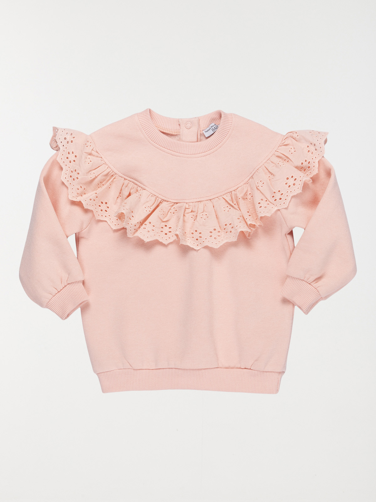 Sweat broderie anglaise fille (3-36M) Sweat broderie anglaise fille (3-36M)