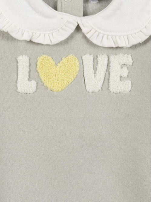 Sweat love col claudine...