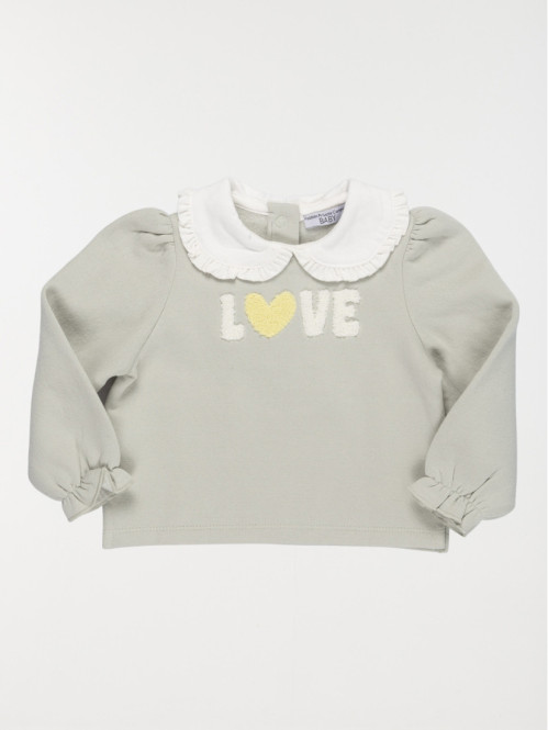 Sweat love col claudine...