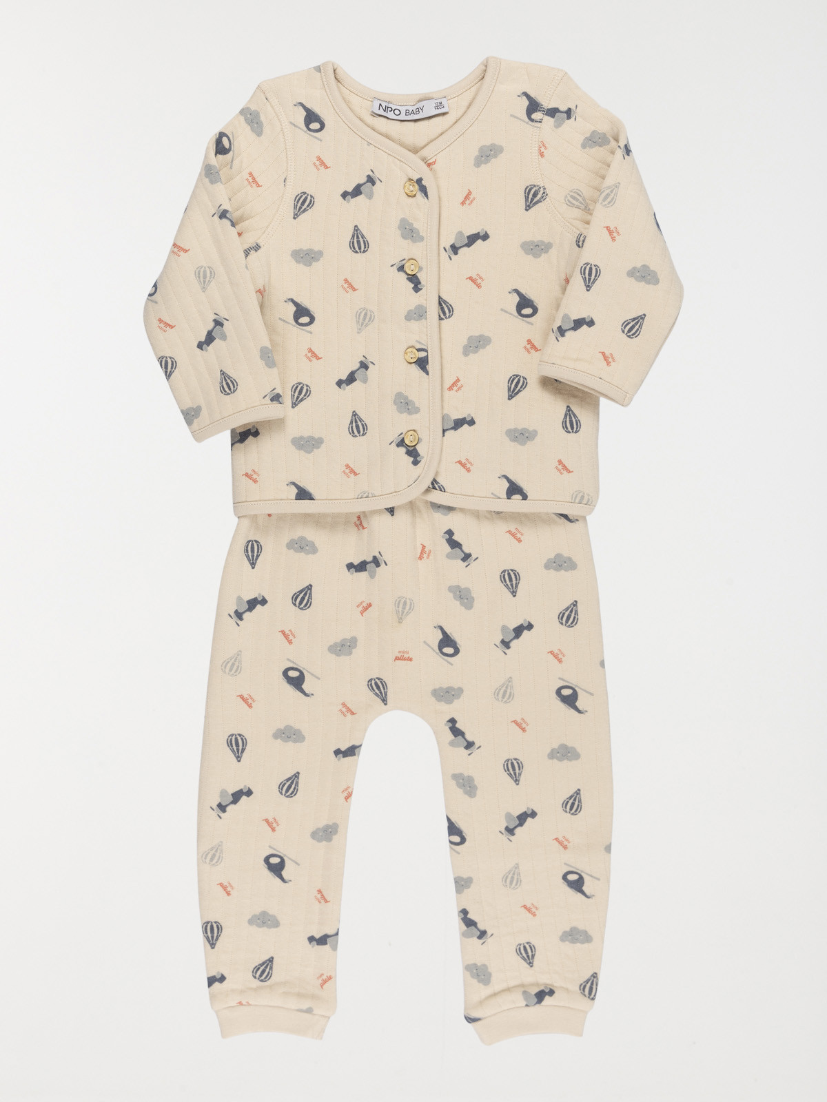 Ensemble tout imprimé garçon (3-24M)