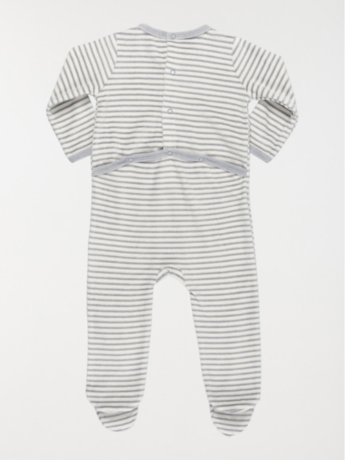 Dors-bien velours rayé...