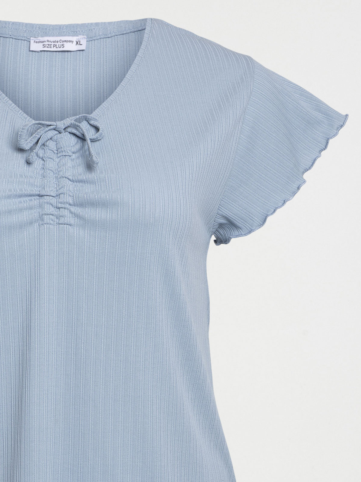 Haut de pyjama ciel grande taille femme