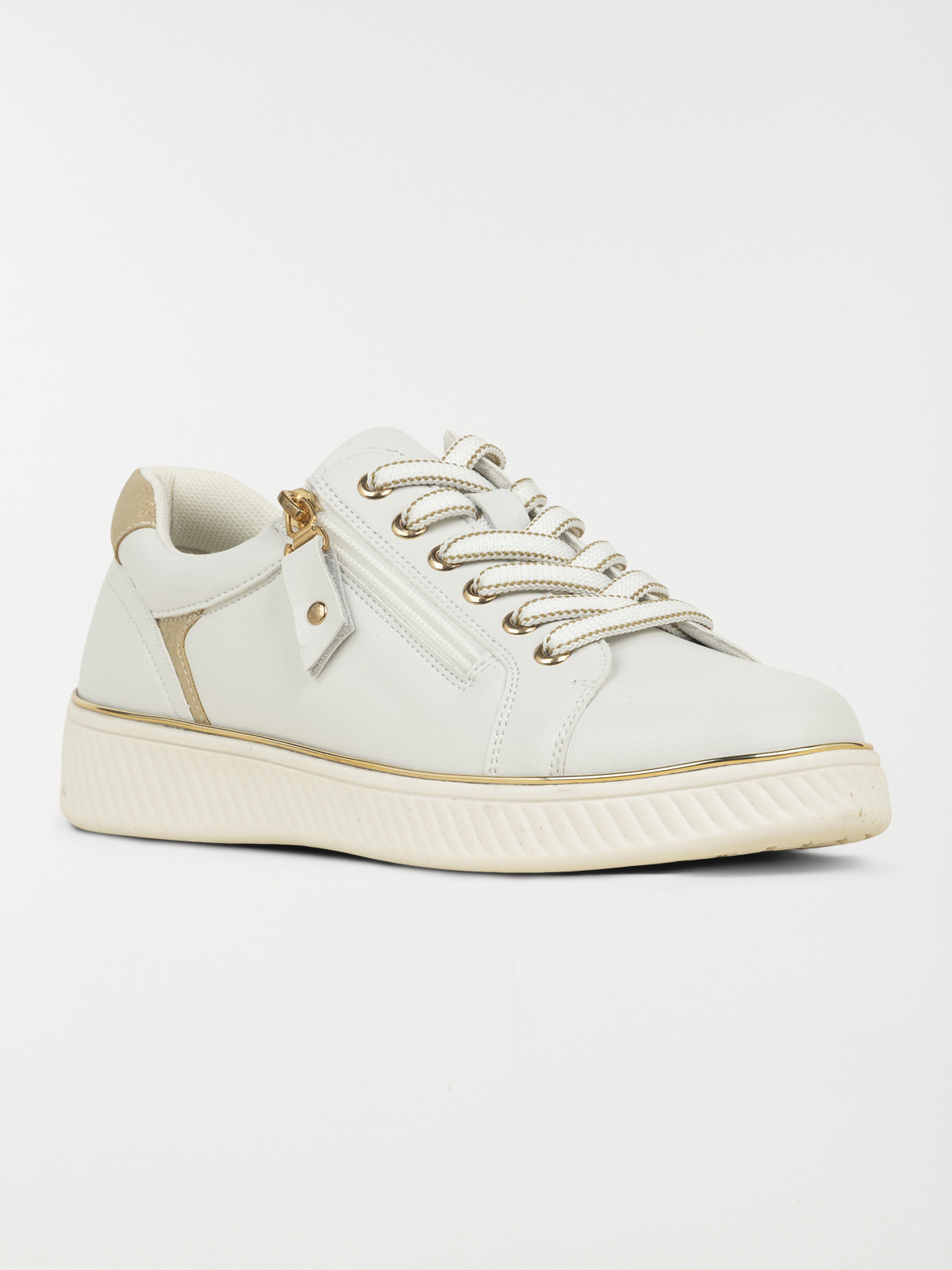 Basket confort détail doré femme (36-41) Basket confort détail doré femme (36-41)