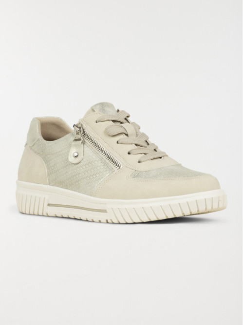 Basket confort femme beige...
