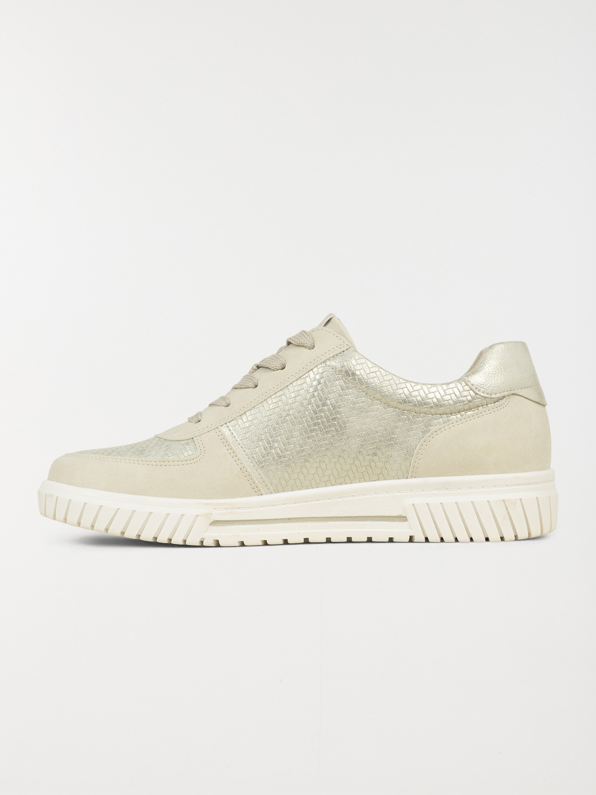 Basket confort femme beige (36-41)