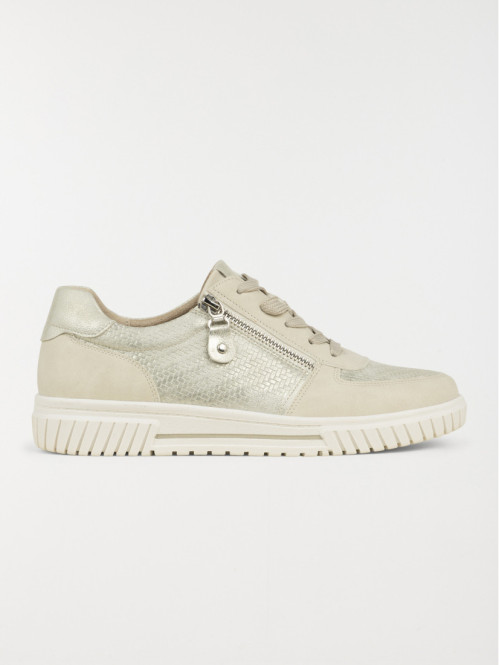Basket confort femme beige...