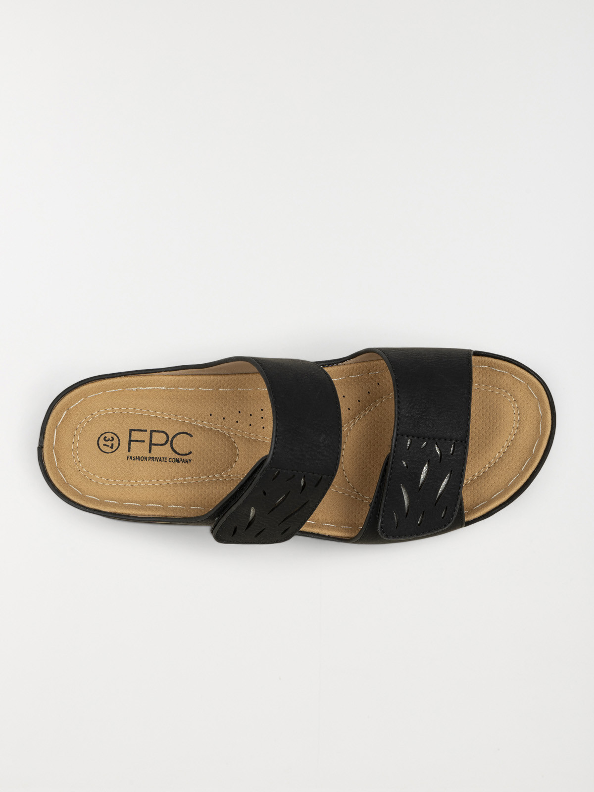 Mules confort à scratchs femme (36-41) Mules confort à scratchs femme (36-41)