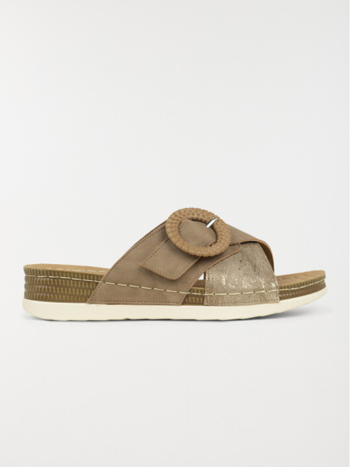 Mules confort boucle ronde...