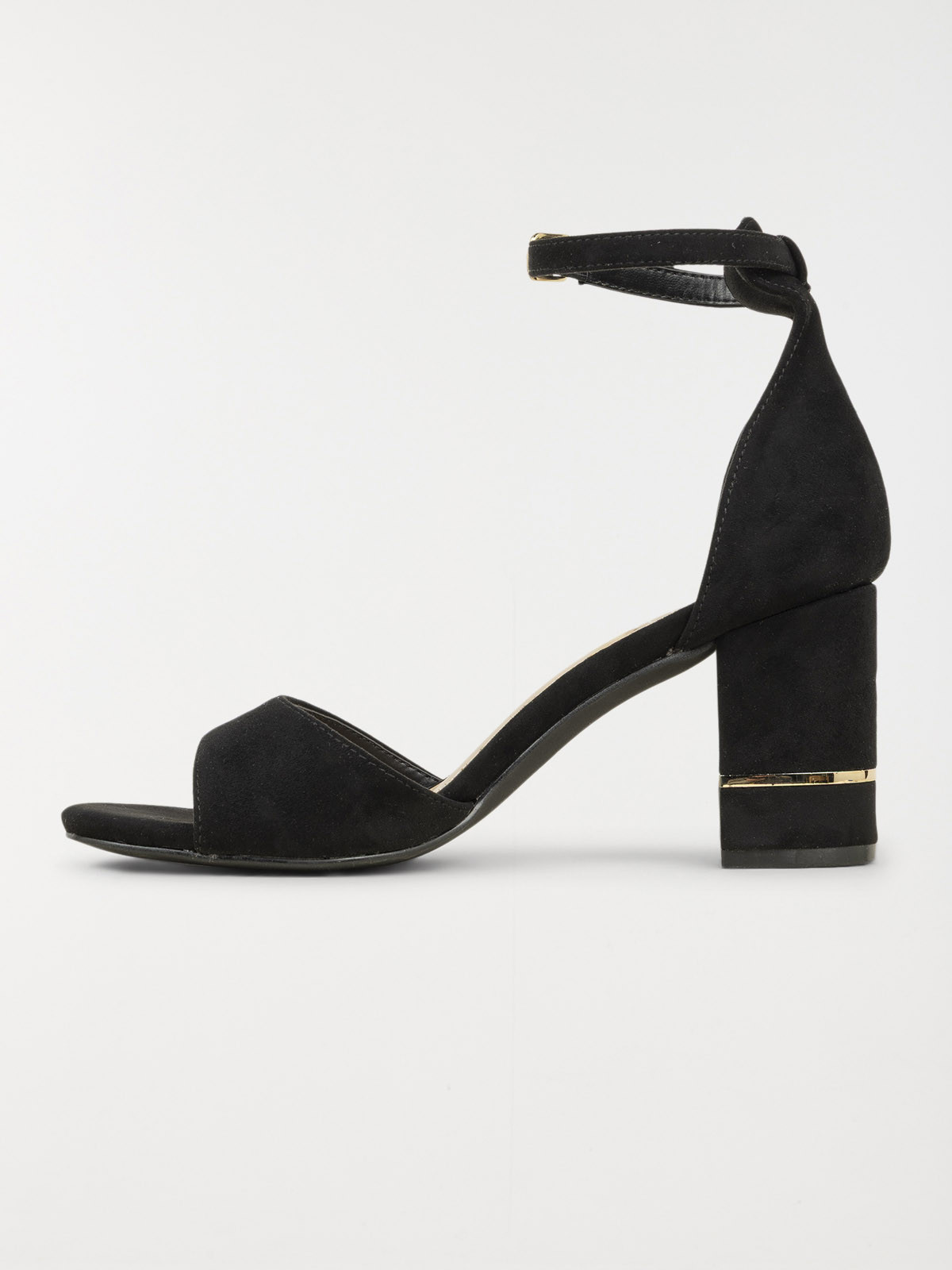 Sandales noires talon haut femme (36-41)
