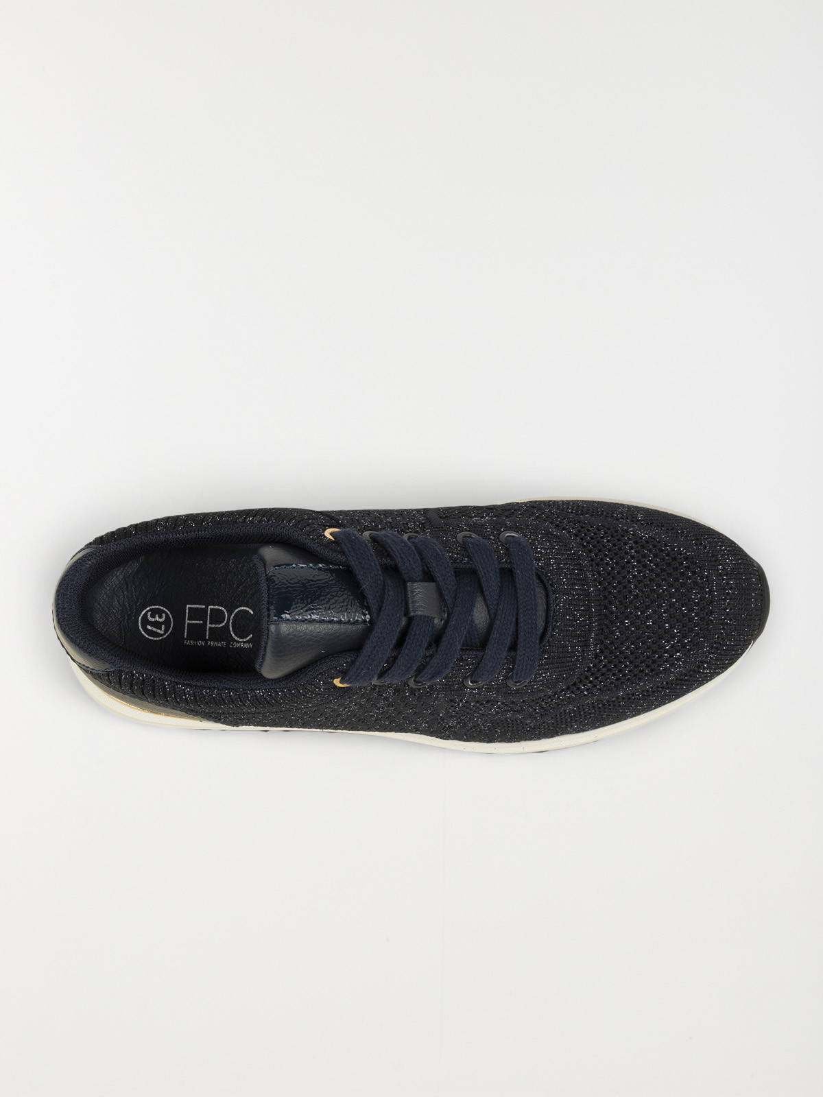 Basket marine irisée femme (36-41)